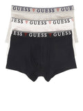 Guess Boxer Uomo U97G01KCD31 Black White Combo - Multicolore