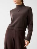 Guess Felpa Olympe Donna V4YQ05KCAY2 Coffee Roast - Marrone