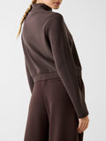 Guess Felpa Olympe Donna V4YQ05KCAY2 Coffee Roast - Marrone