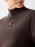 Guess Felpa Olympe Donna V4YQ05KCAY2 Coffee Roast - Marrone
