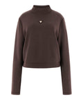 Guess Felpa Olympe Donna V4YQ05KCAY2 Coffee Roast - Marrone