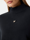 Guess Felpa Olympe Donna V4YQ05KCAY2 Jet Black A996 - Nero