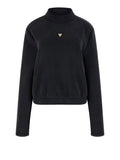 Guess Felpa Olympe Donna V4YQ05KCAY2 Jet Black A996 - Nero