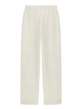 Guess Pantalone Tuta Fabrizia Wide Leg Pant Donna V6BB18K6353 Cream White - Bianco