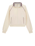 Guess Felpa Zip Sibilla Donna V6BQ04K6263 Vanilla Cream - Avorio