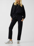 Guess Pantalone Tuta Nat Straight Leg Pants Donna V6YB25K4803 Jet Black A996 - Nero