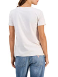 Guess T-shirt Donna V6YI08K4689 Pure White - Bianco