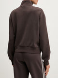 Guess Felpa Zip Olympe Donna V6YQ17K4313 Coffee Roast - Marrone