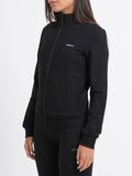 Guess Felpa Zip Syrma Donna V6YQ21K4329 Jet Black A996 - Nero