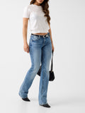Guess Maglia Ss Cn Juniper Sequins Swtr Donna W5YR21Z3E70 Cream White - Bianco