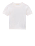 Guess Maglia Ss Cn Juniper Sequins Swtr Donna W5YR21Z3E70 Cream White - Bianco