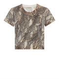 Guess Maglia Ss Cn Juniper Sequins Swtr Donna W5YR21Z3E70 Rustic Phyton - Maculato
