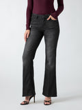 Guess Jeans a Zampa Beverly Low Rise Donna W6BAJ7D2088 RE-Life Black - Nero