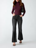 Guess Jeans a Zampa Beverly Low Rise Donna W6BAJ7D2088 RE-Life Black - Nero