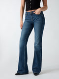 Guess Jeans a Zampa Beverly Low Rise Donna W6BAJ7D2097 Fireside Dark - Denim