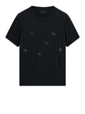 Guess T-shirt Ss Cn Diamond Fall Tee Donna W6BI29K6050 Jet Black A996 - Nero