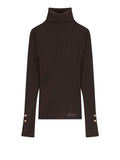 Guess Maglia Ls Tn Ellie Swtr Donna W6BR29Z1417 Dark Coffee - Marrone