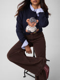 Guess Pullover Ls Cn Alicia Bear Swtr Donna W6BR84Z1927 - Blu