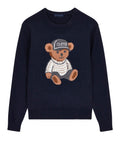 Guess Pullover Ls Cn Alicia Bear Swtr Donna W6BR84Z1927 - Blu