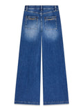 Guess Jeans Wide Bellagio Chain Pockets Donna W6YAJGD1355 Twin Blues - Denim