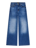 Guess Jeans Wide Bellagio Chain Pockets Donna W6YAJGD1355 Twin Blues - Denim