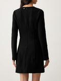 Guess Vestito Mini Ls Claudie Mini Dress Donna W6YK16K4369 Jet Black A996 - Nero
