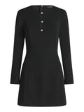 Guess Vestito Mini Ls Claudie Mini Dress Donna W6YK16K4369 Jet Black A996 - Nero