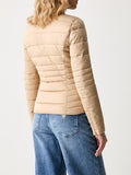 Guess Piumino New Vona Block Embossed Donna W6YL16W2891 Travertine Sand - Beige