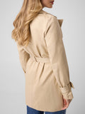 Guess Trench Juliane Double Collar Donna W6YL26W2915 Safari Tan - Beige