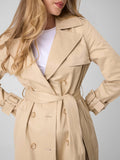 Guess Trench Juliane Double Collar Donna W6YL26W2915 Safari Tan - Beige