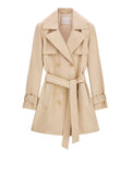 Guess Trench Juliane Double Collar Donna W6YL26W2915 Safari Tan - Beige