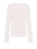 Guess Maglia Ls Vn Ellie Swtr Donna W6YR10Z0949 Cream White - Bianco
