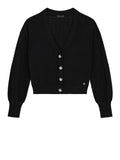 Guess Cardigan Ls Vn Nina Cardi Stwr Donna W6YR14Z0955 Jet Black A996 - Nero