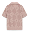 Guess Polo Ss Melody Swtr Donna W6YR17Z0958 Pink Roses Lurex - Rosa