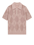 Guess Polo Ss Melody Swtr Donna W6YR17Z0958 Pink Roses Lurex - Rosa