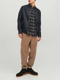 Jack e Jones Giubbino di Pelle Jjerocky Uomo 12147218 Black - Nero