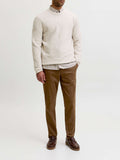 Jack e Jones Pantalone Chino Jpstmarco Bowie Uomo 12150148 Cocoa - Marrone