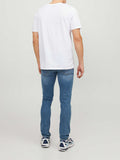 Jack e Jones Jeans Slim Jjiglenn Jjoriginal Uomo 12157416 - Denim