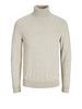jack e jones pullover jjeemil knit roll neck uomo 12157417 oatmeal avorio 169729843