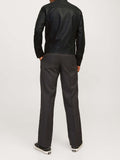 Jack e Jones Giubbino di Pelle Jjewarner Uomo 12182461 Black - Nero