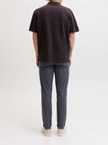 Jack e Jones Pantalone Chino Jpstmarco Fury Uomo 12206198 Night Sky - Blu