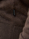 Jack e Jones Pullover Uomo 12208364 Mulch - Marrone