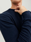 Jack e Jones Pullover Uomo 12208364 Navy Blazer - Blu