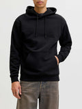 Jack e Jones Felpa Cappuccio Jjebradley Sweat Uomo 12249340 Black - Nero