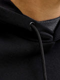 Jack e Jones Felpa Cappuccio Jjebradley Sweat Uomo 12249340 Black - Nero