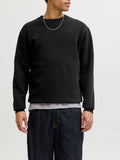 Jack e Jones Felpa Jjebradley Sweat Uomo 12249341 Black - Nero