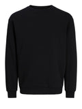Jack e Jones Felpa Jjebradley Sweat Uomo 12249341 Black - Nero