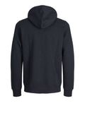 Jack e Jones Felpa Zip Jcolegacy Sweat Scuba Uomo 12249342 Black - Nero