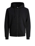 Jack e Jones Felpa Zip Jcolegacy Sweat Scuba Uomo 12249342 Black - Nero