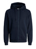 jack e jones felpa zip jjebradley sweat uomo 12249342 navy blazer blu 161728802